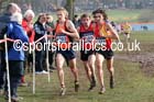 4303 Steve Vernon (Greater Manchester), 4426 Richard Goodman (Middlesex) and Dewi Griffiths (West Wales) lead the senior mens Inter Counties Cross Country, Cofton Park, Birmingham. Photo: David T. Hewitson/Sports for All Pics